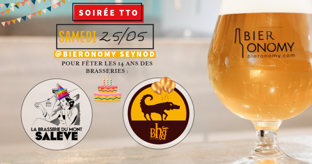 Visuel événement Tap Take Over Bieronomy Seynod Brasserie du Mont Salève Brasserie du Haut Buëch