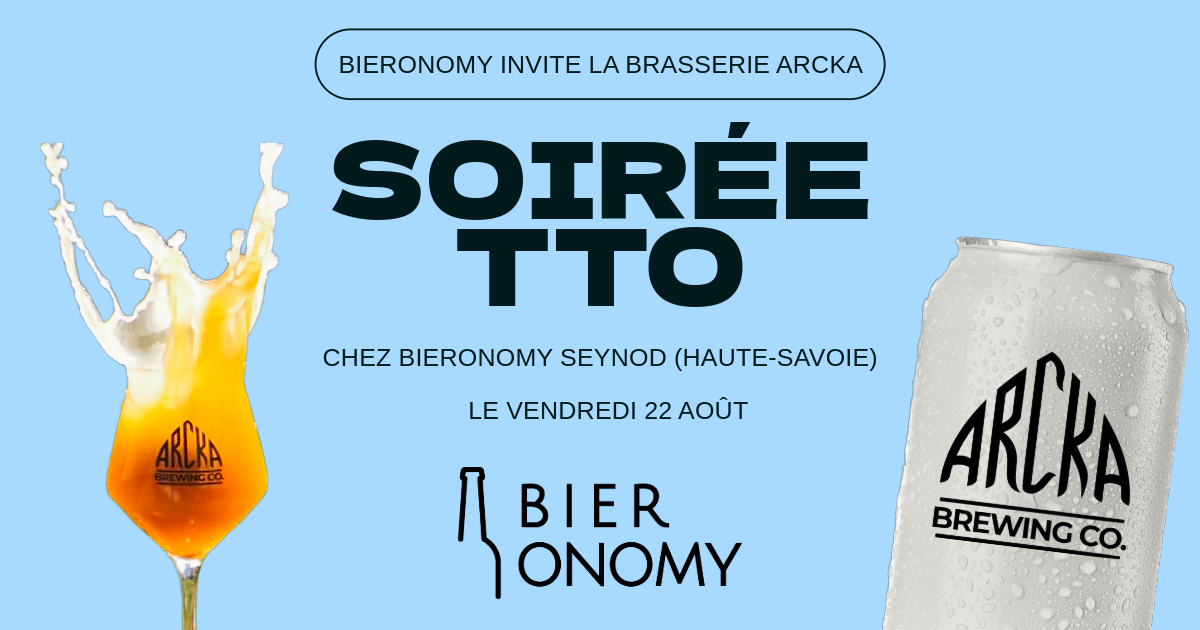 Soirée avec la Brasserie Arcka chez Bieronomy Seynod