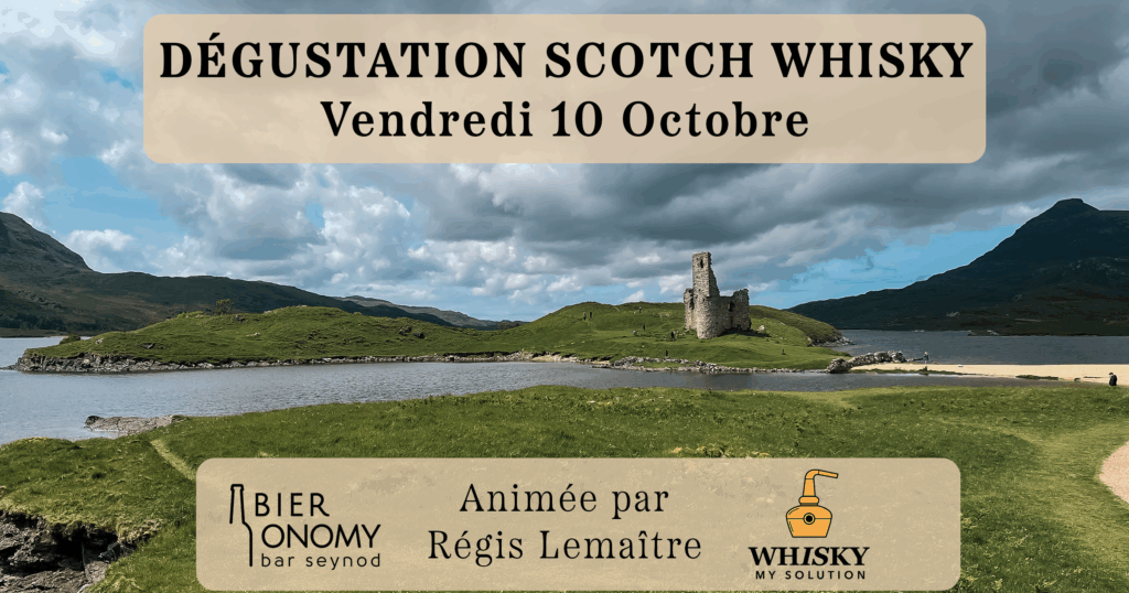Atelier Dégustation Scotch Whisky chez Bieronomy Seynod avec Régis Lemaître le vendredi 10 Octobre 2025