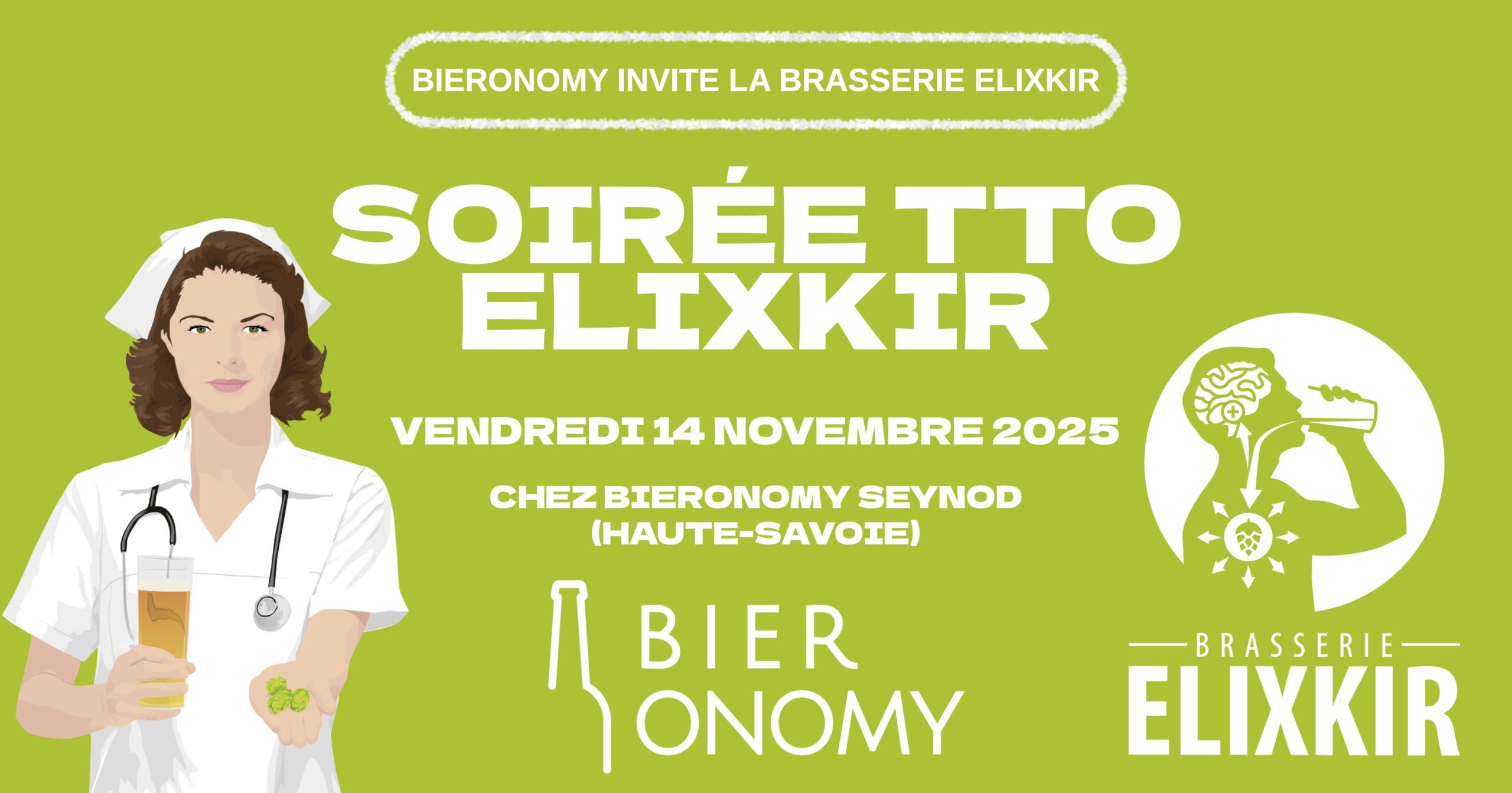 Soirée TTO Elixkir chez Bieronomy Seynod – 14 novembre 2025