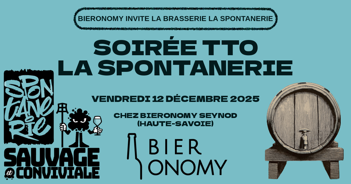 Soirée TTO Dédiée à la Brasserie La Spontanerie et à leurs bières Wilde Leeuw au Bar Bieronomy Seynod