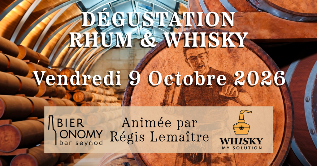Dégustation Whisky & Rhum avec Régis Lemaitre chez Bieronomy Seynod Annecy Haute-Savoie